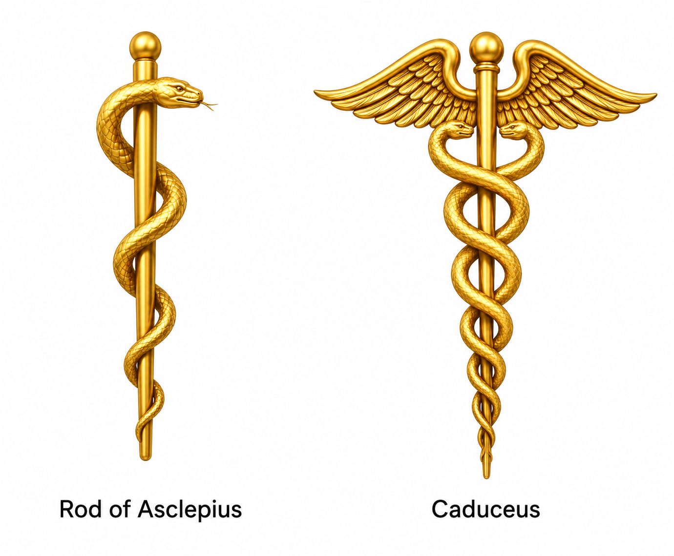 The History of the Lamp vs. The Caduceus